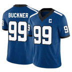 IN.Colts #99 DeForest Buckner Player Royal Limited Indiana Nights Alternate Vapor F.U.S.E. Home Game Gdoa Stitched Jerseys