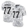 GB.Packers #77 Jordan Morgan Player Arctic Camo Salute To Service Limited Gdoa Stitched Jerseys