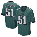 P.Eagles #51 Cam Jurgens Player Team Color Green Home Game Gdoa Stitched Jerseys