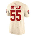 A.Cardinals #55 Dante Stills Player Cream Rivalries Collection Vapor Limited Home Game Gdoa Stitched Jerseys