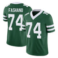 NY.Jets #74 Olu Fashanu Player Green Legacy Limited Vapor F.U.S.E. Home Game Gdoa Stitched Jerseys