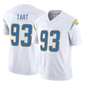 LA.Chargers #93 Teair Tart Player White Limited Vapor F.U.S.E. Home Game Gdoa Stitched Jerseys