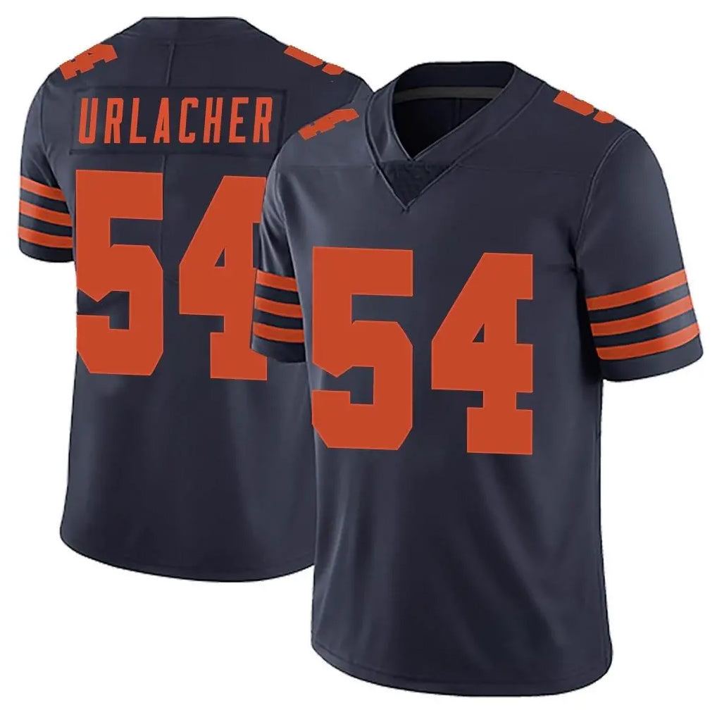C.Bears #54 Brian Urlacher Player Navy Blue Alternate Vapor Untouchable Limited Gdoa Stitched Jerseys