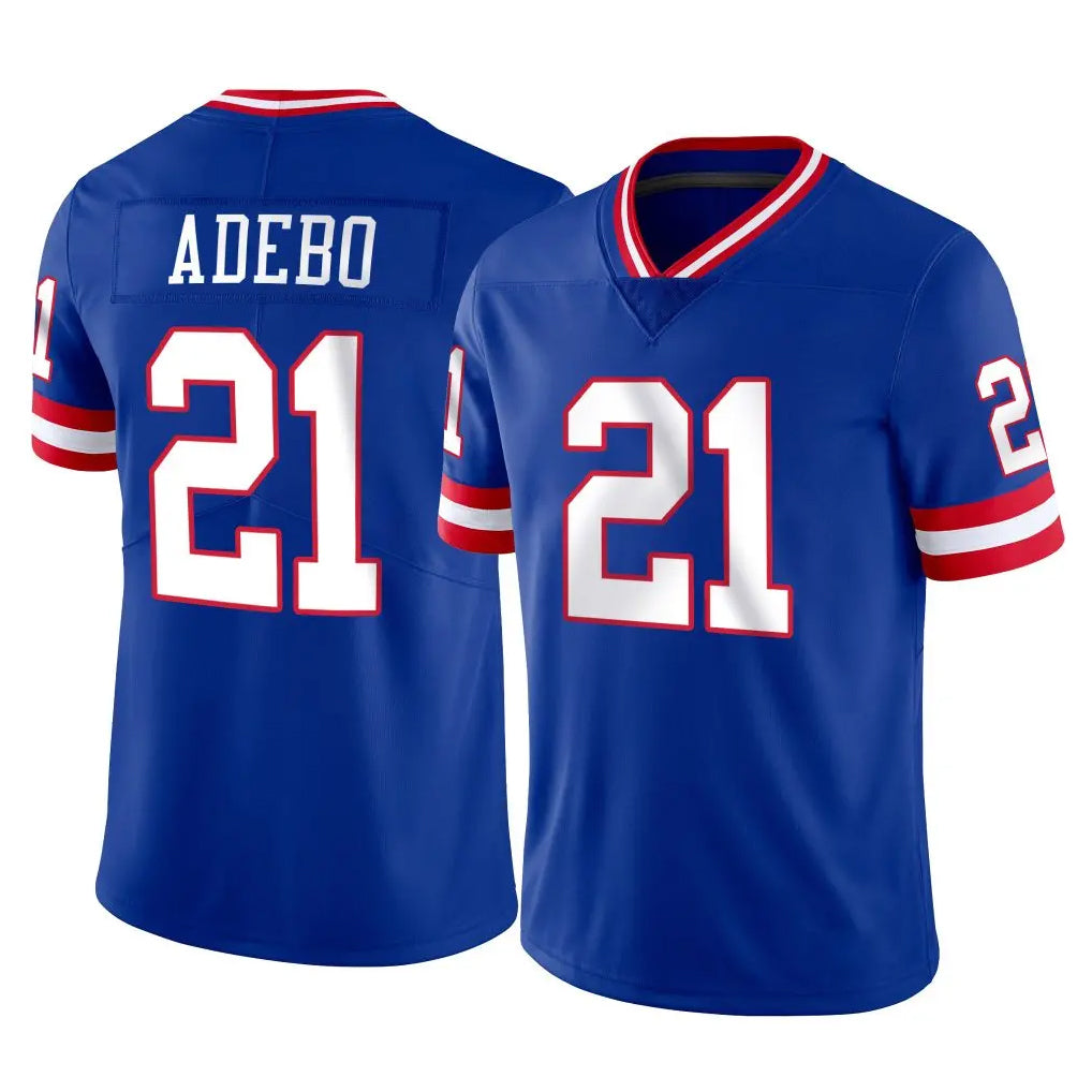 NY.Giants #21 Paulson Adebo Player Royal Classic Vapor Home Game Gdoa Stitched Jerseys