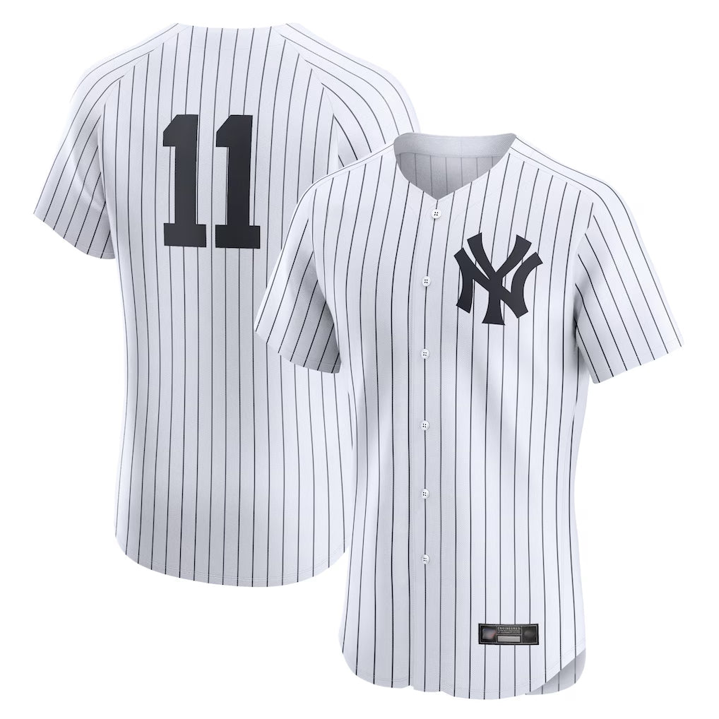 NY.Yankees #11 Anthony Volpe Player White Limited Elite Home Fdoa Stitched Jerseys