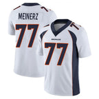 D.Broncos #77 Quinn Meinerz Player White Vapor Untouchable Limited Home Game Gdoa Stitched Jerseys