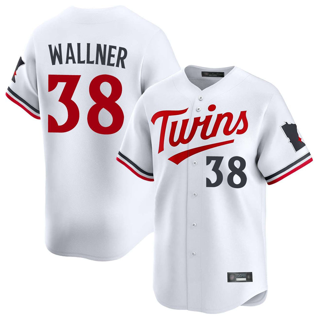 M.Twins #38 Matt Wallner Player White Home Limited Fdoa Stitched Jerseys