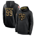 C.Bears #99 Gervon Dexter Sr. Player Black Salute to Service Pullover Hoodies Limited Gdoa Stitched Jerseys