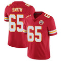 KC.Chiefs #65 Trey Smithy Player Red Limited Vapor Untouchable Home Game Gdoa Stitched Jerseys