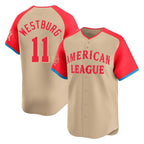 B.Orioles #11 Jordan Westburg Player Cream American League All-Star Limited Home Game Gdoa Stitched Jerseys