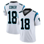 C.Panthers #18 Jalen Coker Player White Vapor Untouchable Limited Game Gdoa Stitched Jerseys