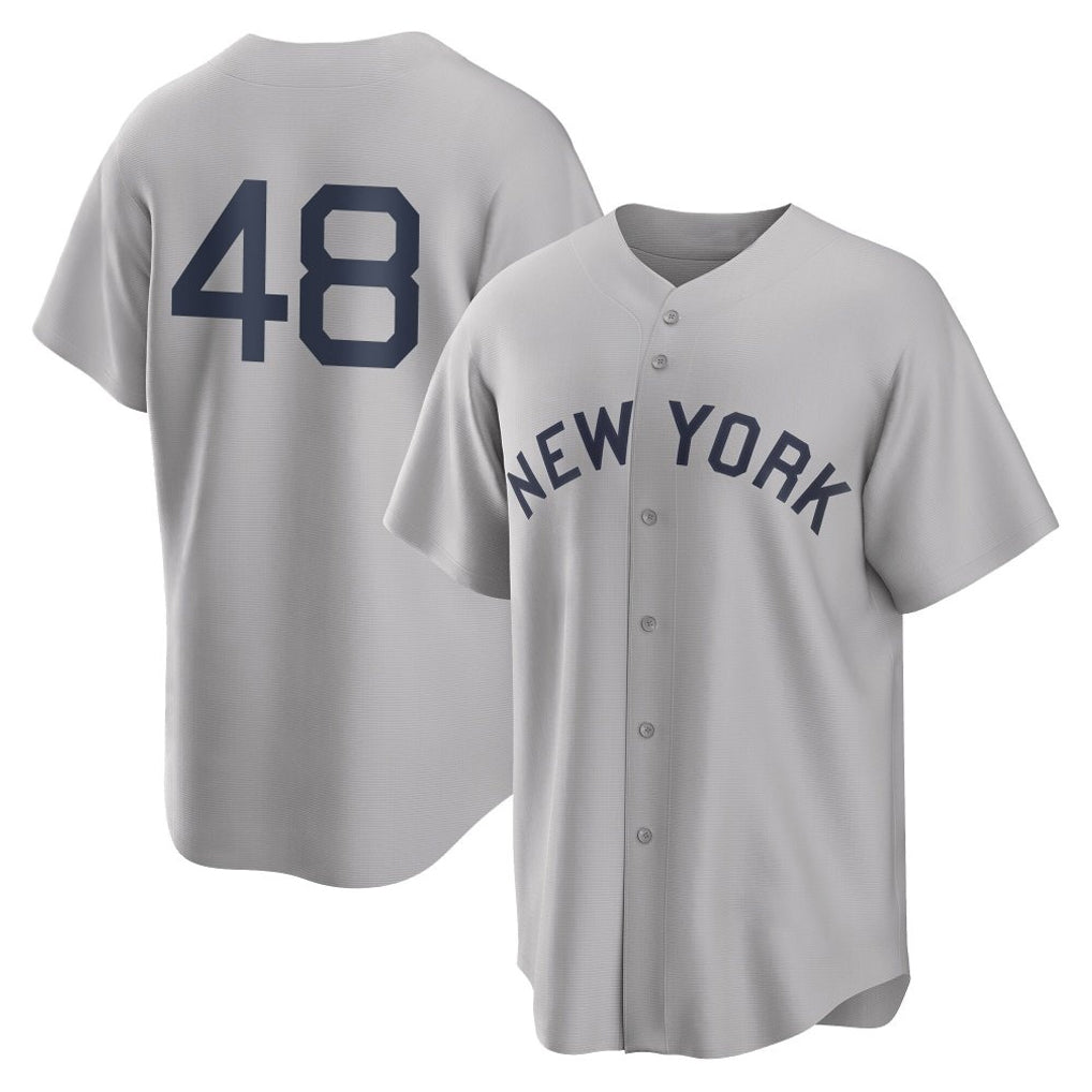 NY.Yankees #48 Paul Goldschmidt Player Gray Field of Dreams Game Fdoa Stitched Jerseys