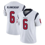 H.Texans #6 Reed Blankenship Player White Limited Vapor Untouchable Home Game Gdoa Stitched Jerseys