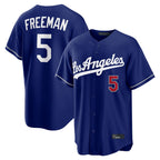 LA.Dodgers #5 Freddie Freeman Player Royal Game Home Fdoa Stitched Jerseys