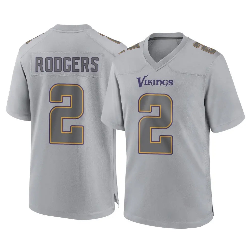 MN.Vikings #2 Isaiah Rodgers Player Gray Atmosphere Fashion Home Game Gdoa Stitched Jerseys