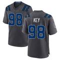 IN.Colts #98 Arden Key Player Anthracite 2026 Rivalries Collection Home Game Gdoa Stitched Jerseys