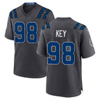 IN.Colts #98 Arden Key Player Anthracite 2026 Rivalries Collection Home Game Gdoa Stitched Jerseys