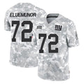 NY.Giants #72 Jermaine Eluemunor Player Arctic Camo Salute To Service Limited Game Gdoa Stitched Jerseys