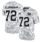NY.Giants #72 Jermaine Eluemunor Player Arctic Camo Salute To Service Limited Game Gdoa Stitched Jerseys