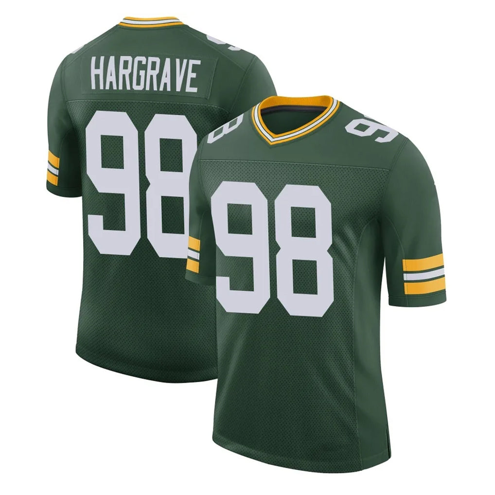 GB.Packers #98 Javon Hargrave Player Green Limited Classic Home Game Gdoa Stitched Jerseys