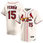 St. Louis Cardinals #15 Jose Fermin Player Cream Home Limited Fdoa Stitched Jerseys