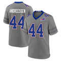 B.Bills #44 Joe Andreessen Player Gray Nickel City Home Game Gdoa Stitched Jerseys