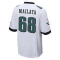 P.Eagles #68 Jordan Mailata Player White Home Game Gdoa Stitched Jerseys