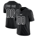 Custom LV.Raiders Black Limited Black Impact Home Game Any Name & Numbers Gdoa Stitched Jerseys