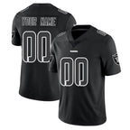 Custom LV.Raiders Black Limited Black Impact Home Game Any Name & Numbers Gdoa Stitched Jerseys
