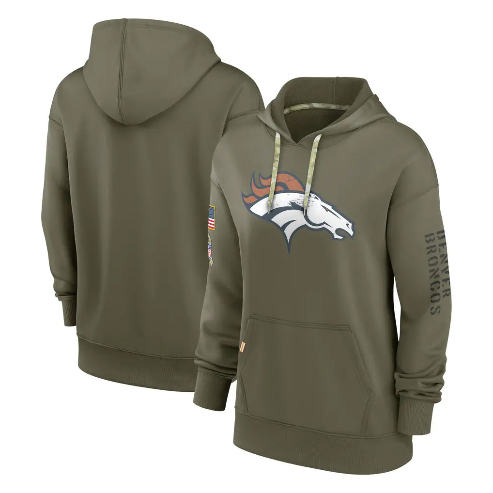 D.Broncos ## Broncos Blank Player Olive Salute to Service Pullover Hoodies Limited Gdoa Stitched Jerseys
