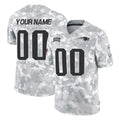 Custom NE.Patriots Arctic Camo Salute To Service Limited Game Any Name & Numbers Gdoa Stitched Jerseys
