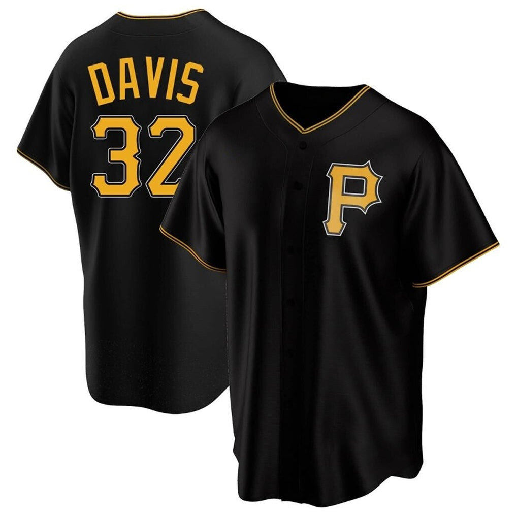 P.Pirates #32 Henry Davis Player Black Alternate 2025 Home Game Fdoa Stitched Jerseys