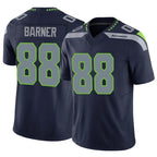 S.Seahawks #88 AJ Barner Player Navy Limited Vapor F.U.S.E. Home Game Gdoa Stitched Jerseys