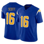 LA.Chargers #16 J.K. Scott Player Royal Limited Vapor F.U.S.E. Home Game Gdoa Stitched Jerseys