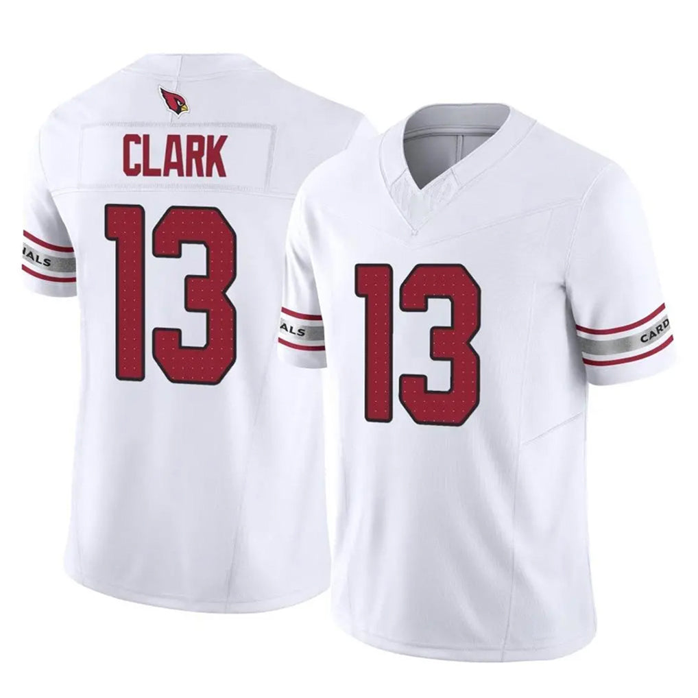 A.Cardinals #13 Kei'Trel Clark Player White Vapor F.U.S.E. Limited Home Game Gdoa Stitched Jerseys