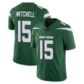 NY.Jets #15 Adonai Mitchell Player Green Limited Vapor Home Game Gdoa Stitched Jerseys