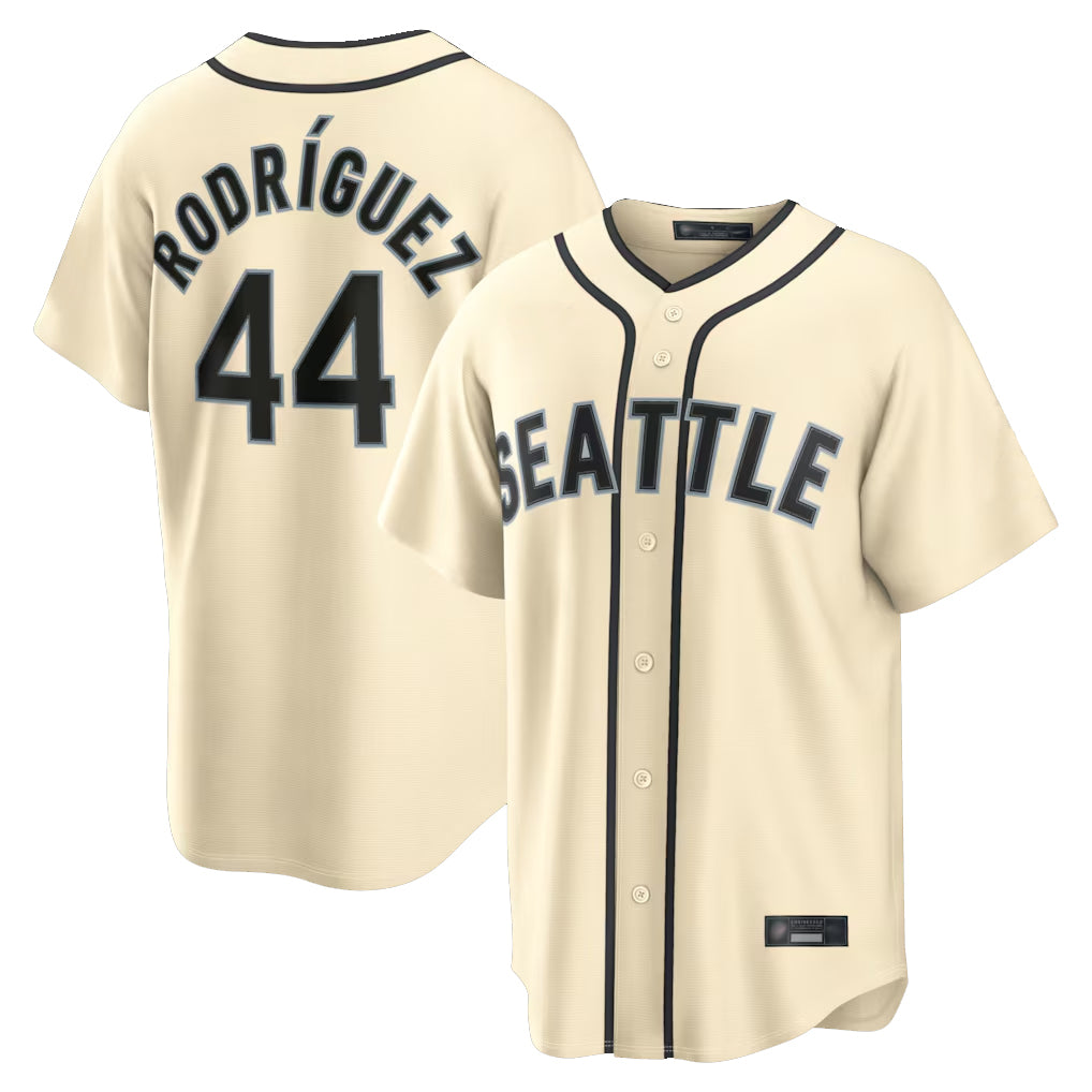 S.Mariners #44 Julio Rodriguez Player Cream 2026 Home Limited Fdoa Stitched Jerseys