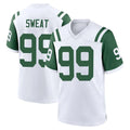 NY.Jets #99 T'Vondre Sweat Player White Classic Home Game Gdoa Stitched Jerseys