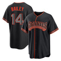 SF.Giants #14 Patrick Bailey Player Black Alternate Limited Fdoa Stitched Jerseys
