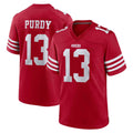 SF.49ers #13 Brock Purdy Player Red Game Home Gdoa Stitched Jerseys