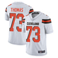 C.Browns #73 Joe Thomas Player White Vapor Limited Home Game Gdoa Stitched Jerseys