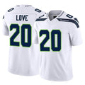 S.Seahawks #20 Julian Love Player White Limited Vapor F.U.S.E. Home Game Gdoa Stitched Jerseys