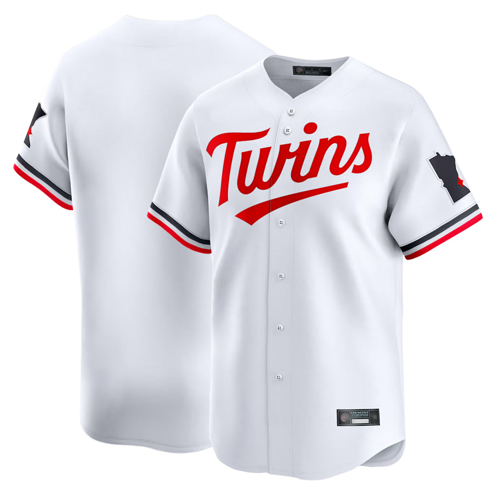 M.Twins ## Twins Blank Player White Home Limited Fdoa Stitched Jerseys