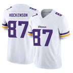 M.Vikings #87 T.J. Hockenson Player White Limited Vapor F.U.S.E. Home Game Gdoa Stitched Jerseys