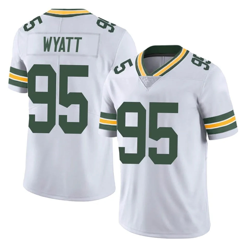 GB.Packers #95 Devonte Wyatt Player White Vapor Untouchable Limited Home Game Gdoa Stitched Jerseys