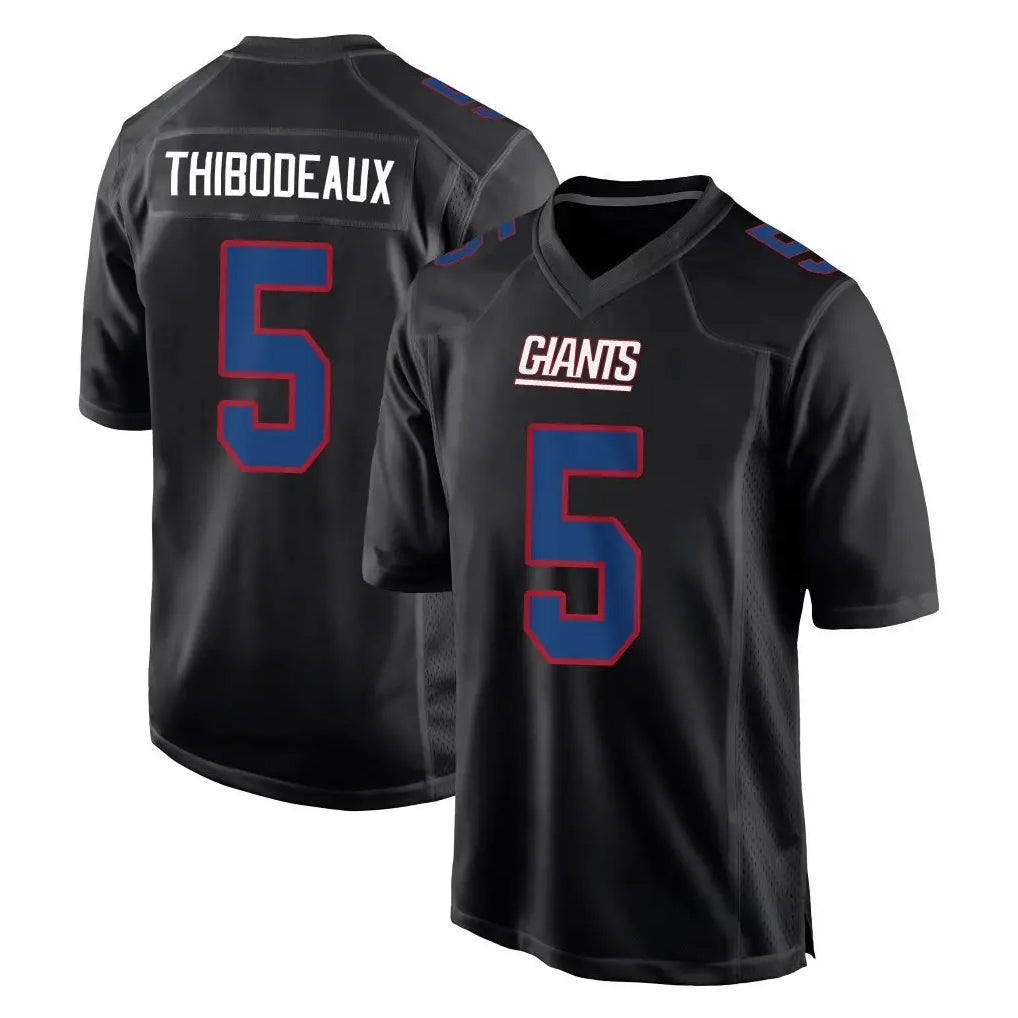 NY.Giants #5 Kayvon Thibodeaux Player Carbon Fashion Limited Home Game Gdoa Stitched Jerseys