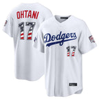 LA.Dodgers #17 Shohei Ohtani Player White 2026 All-Star Edition Stars & Stripes Home Game Gdoa250Ys Stitched Jerseys