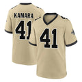 NO.Saints #41 Alvin Kamara Player Gold Home Game Gdoa Stitched Jerseys