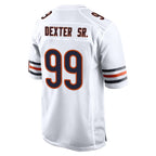 C.Bears #99 Gervon Dexter Sr. Player White Home Game Gdoa Stitched Jerseys
