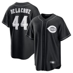 C.Reds #44 Elly De La Cruz Player Black Home Game Gdoa Stitched Jerseys